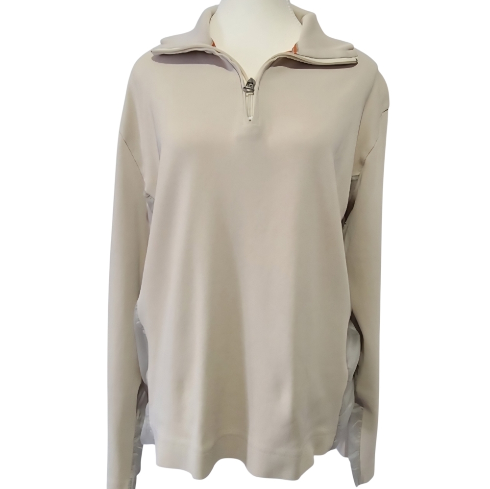 Hugo Boss Orange Label Ribbed Half-Zip Sweater Women’s Long Sleeve Relaxed Fit